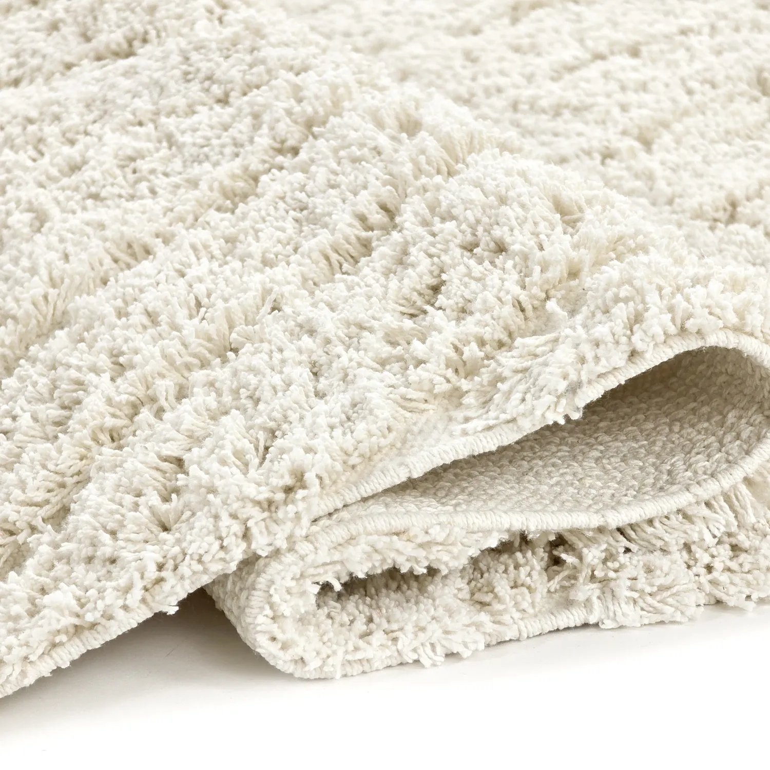 Ryamattor - Amberley Natural Cotton Shaggy (offwhite)