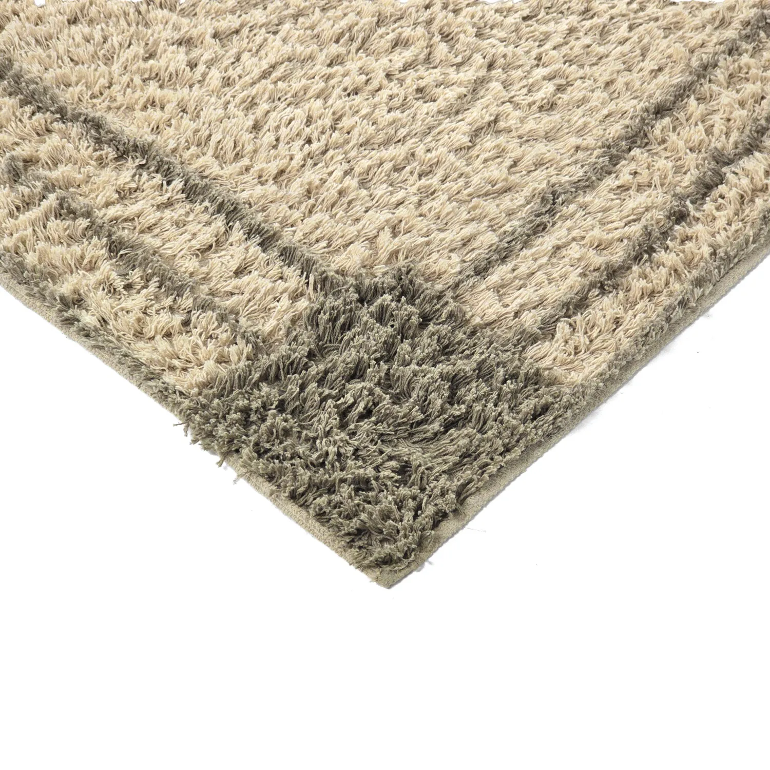 Ryamattor - Cataya Natural Cotton Shaggy (beige/taupe)