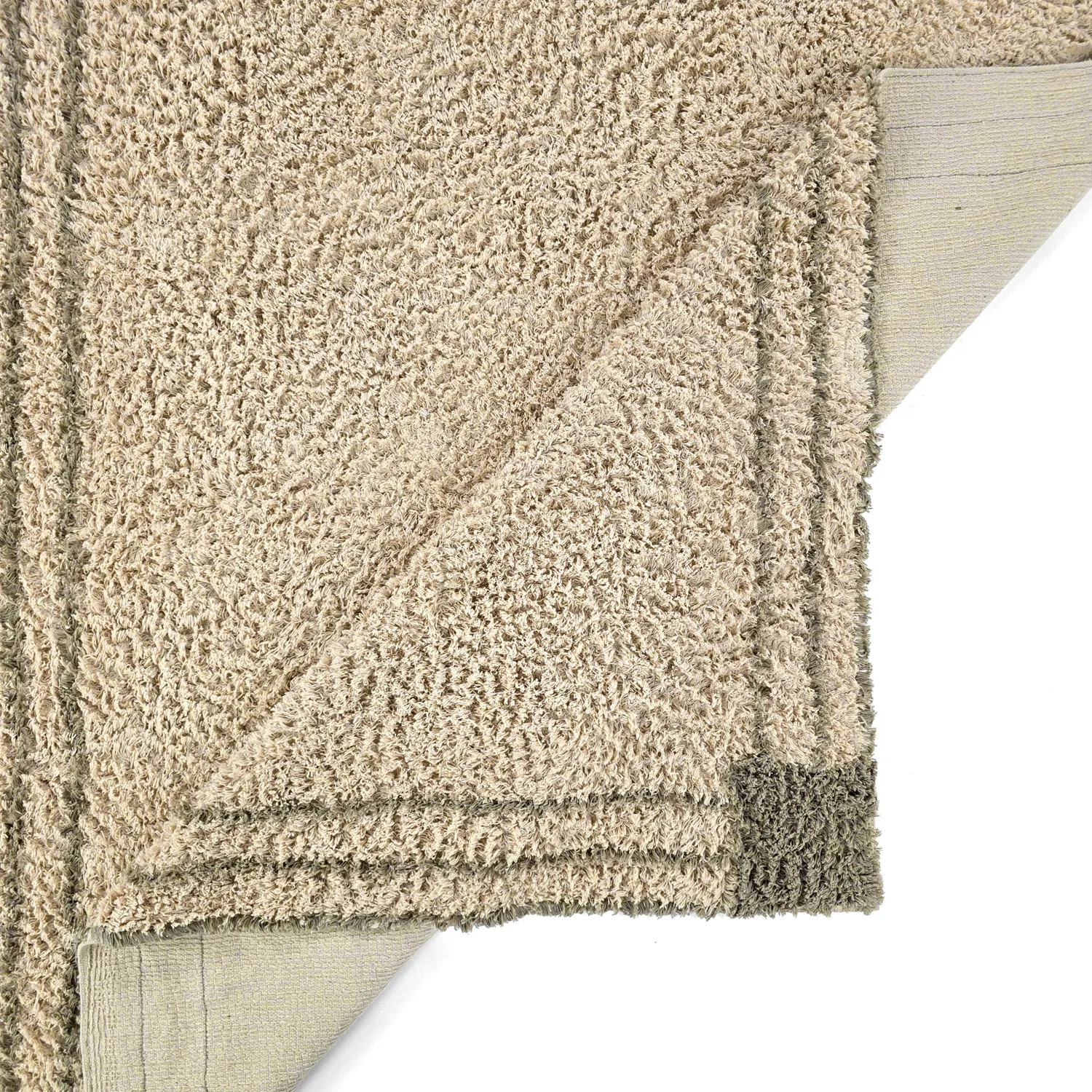 Ryamattor - Cataya Natural Cotton Shaggy (beige/taupe)