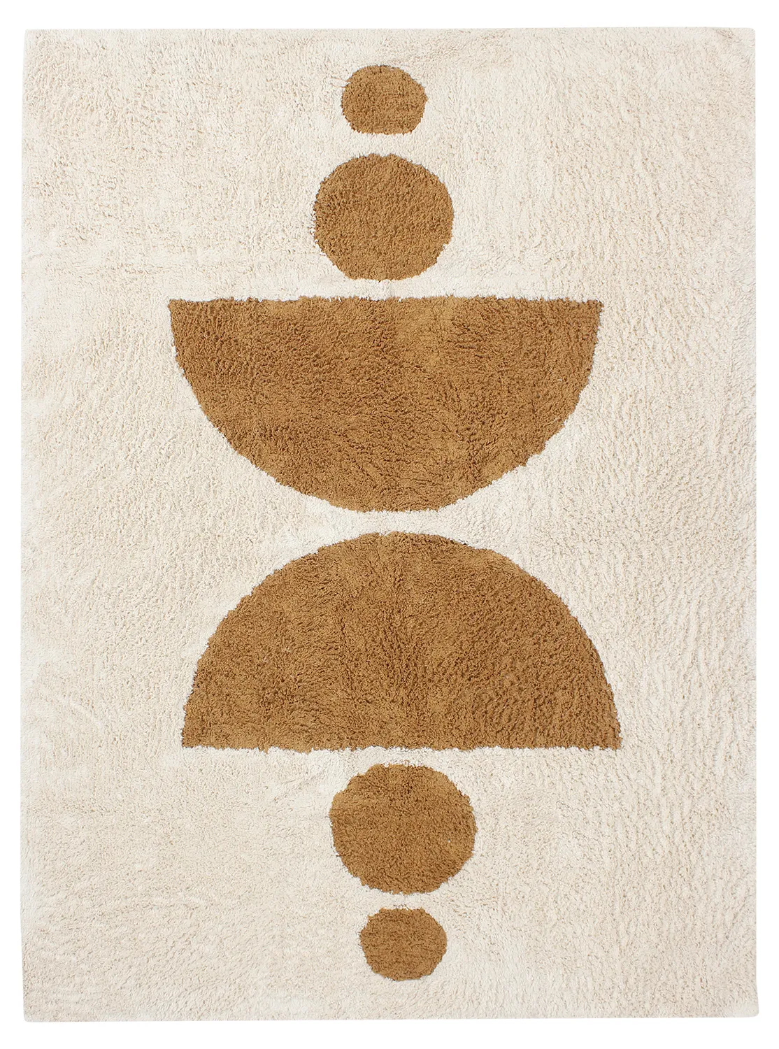 Ryamattor - Cervia Natural Cotton Shaggy (beige)