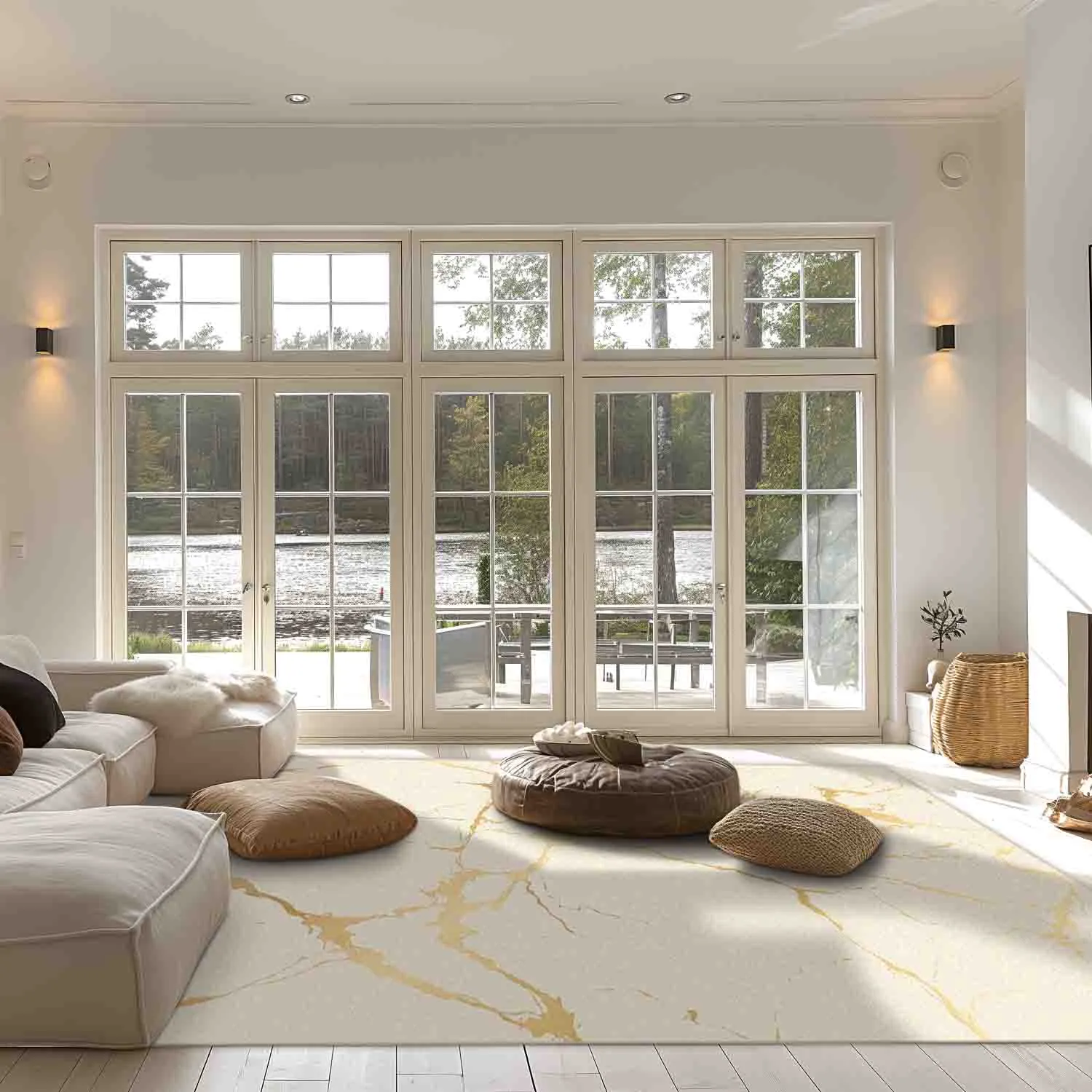 Wiltonmatta - Cesina (beige/guld)