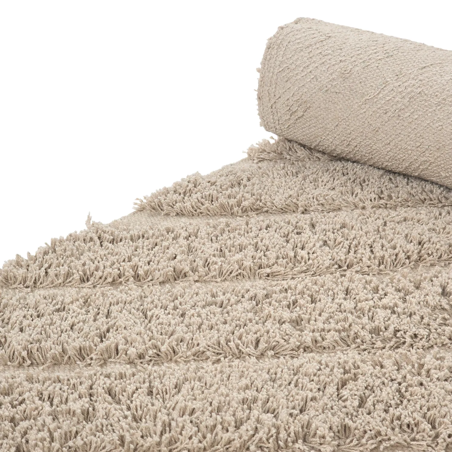 Ryamattor - Conara Natural Cotton Shaggy (beige)