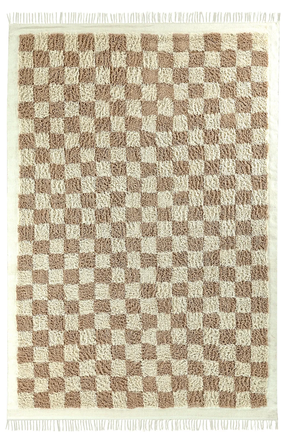 Ryamattor - Elsey Natural Cotton Shaggy (cream/sand)