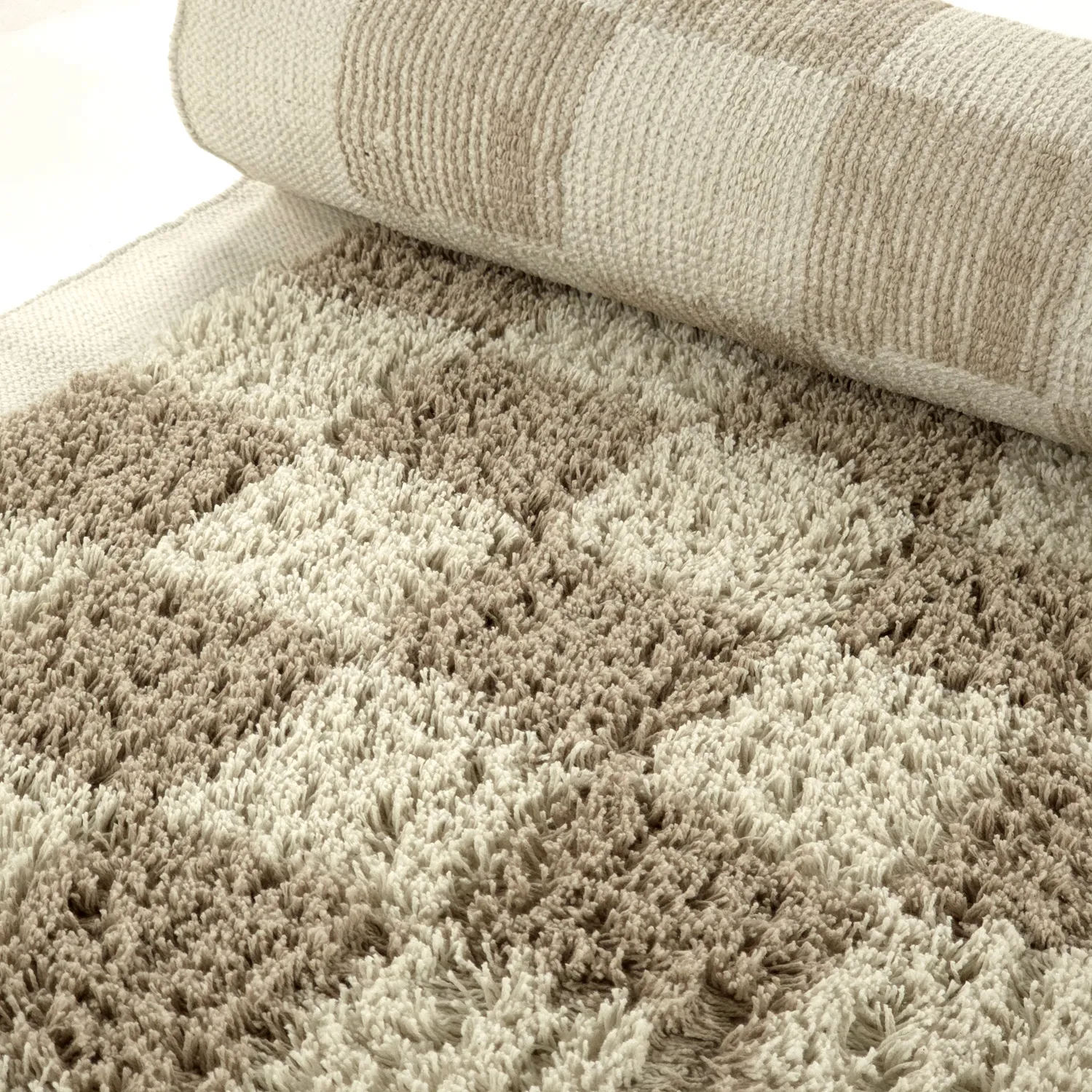 Ryamattor - Elsey Natural Cotton Shaggy (cream/sand)