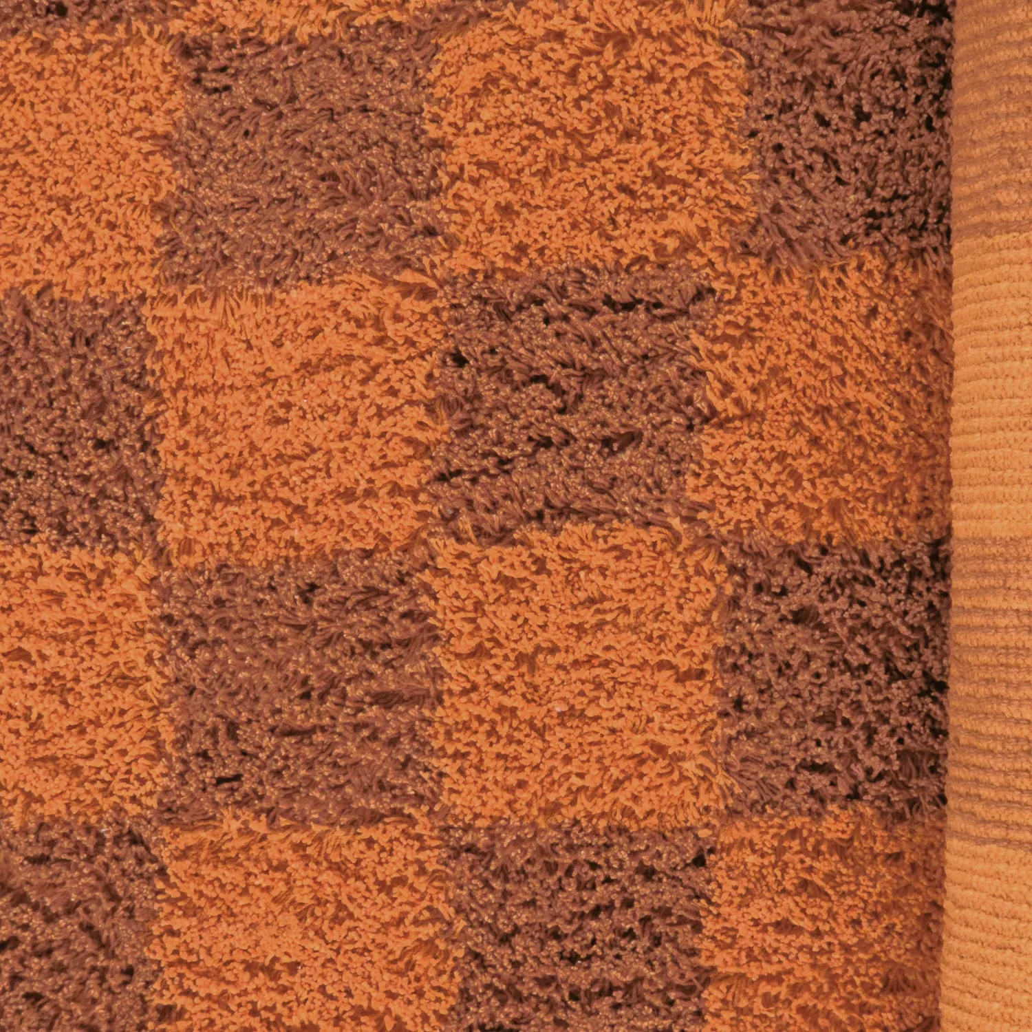 Ryamattor - Elsey Natural Cotton Shaggy (orange/röd)