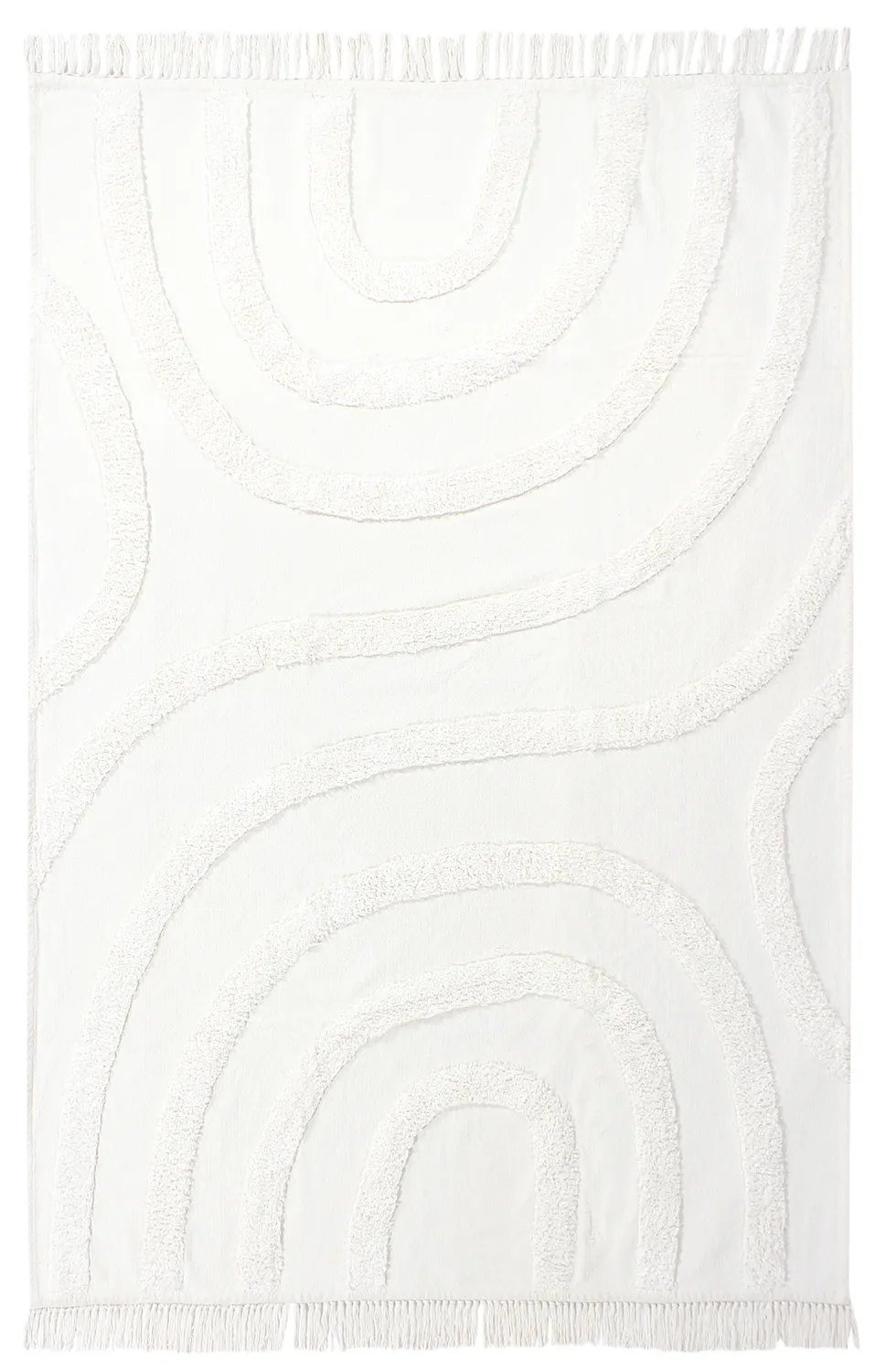 Ryamattor - Emilia Natural Cotton Shaggy (offwhite)