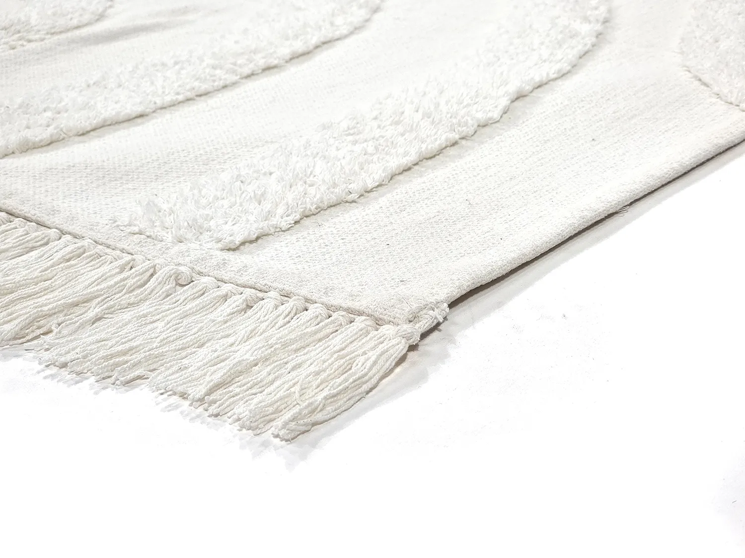 Ryamattor - Emilia Natural Cotton Shaggy (offwhite)