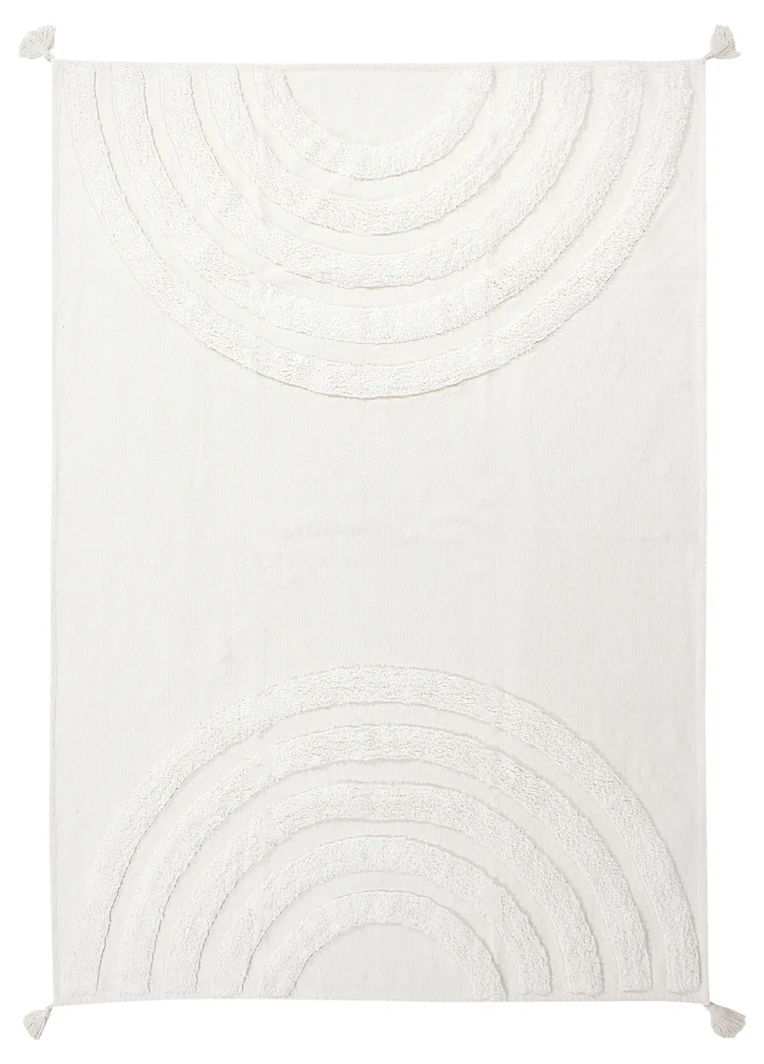 Ryamattor - Everly Natural Cotton Shaggy (offwhite)