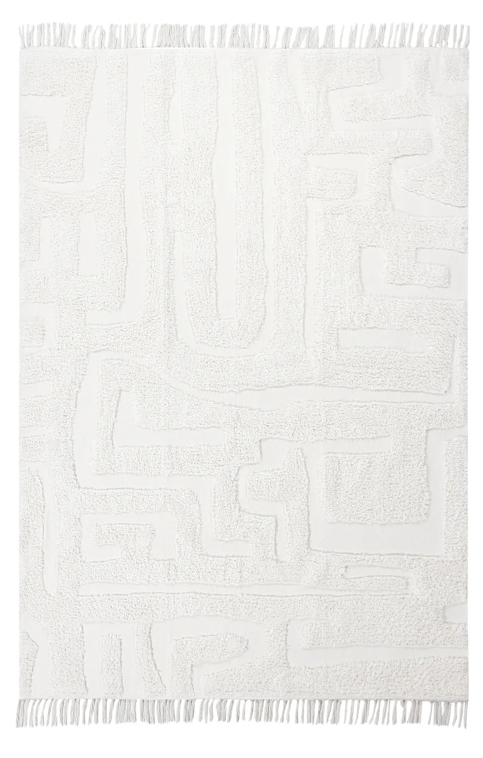 Ryamattor - Fallon Natural Cotton Shaggy (offwhite)