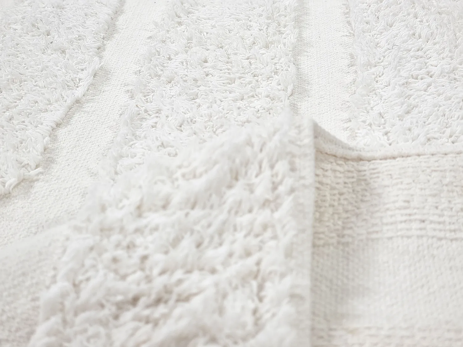 Ryamattor - Fallon Natural Cotton Shaggy (offwhite)