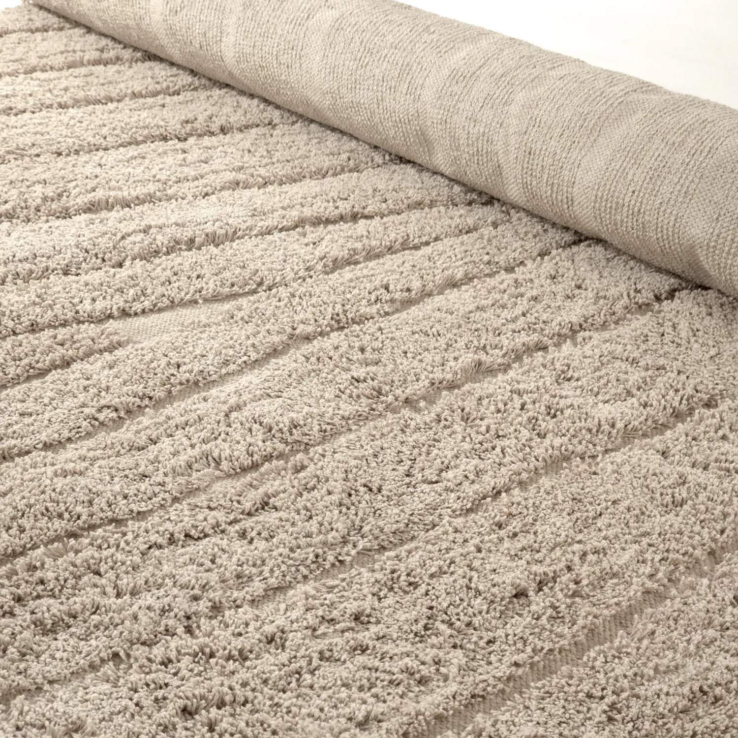 Ryamattor - Farley Natural Cotton Shaggy (beige)