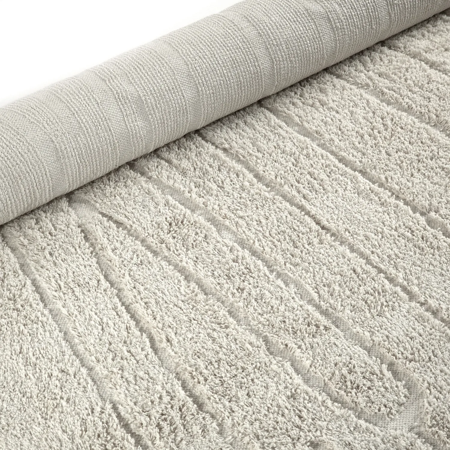 Ryamattor - Farley Natural Cotton Shaggy (offwhite)