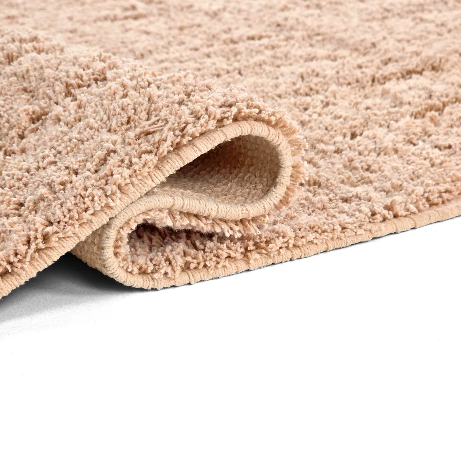 Ryamattor - Farley Natural Cotton Shaggy (rosa)