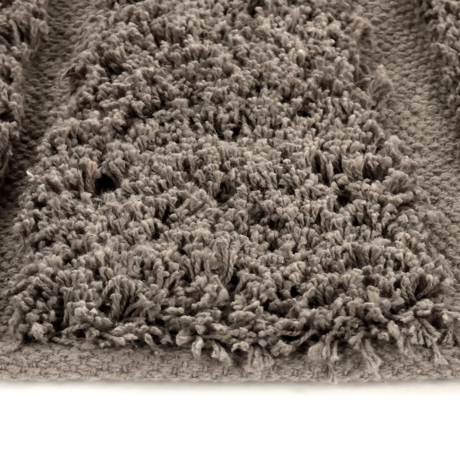 Rund matta - Farley Natural Cotton Shaggy (taupe)