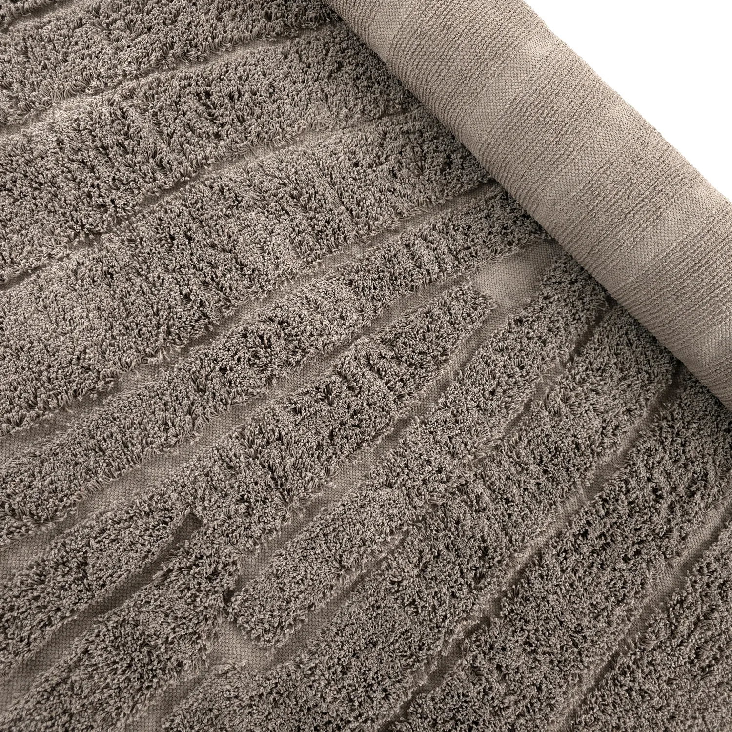 Ryamattor - Farley Natural Cotton Shaggy (taupe)