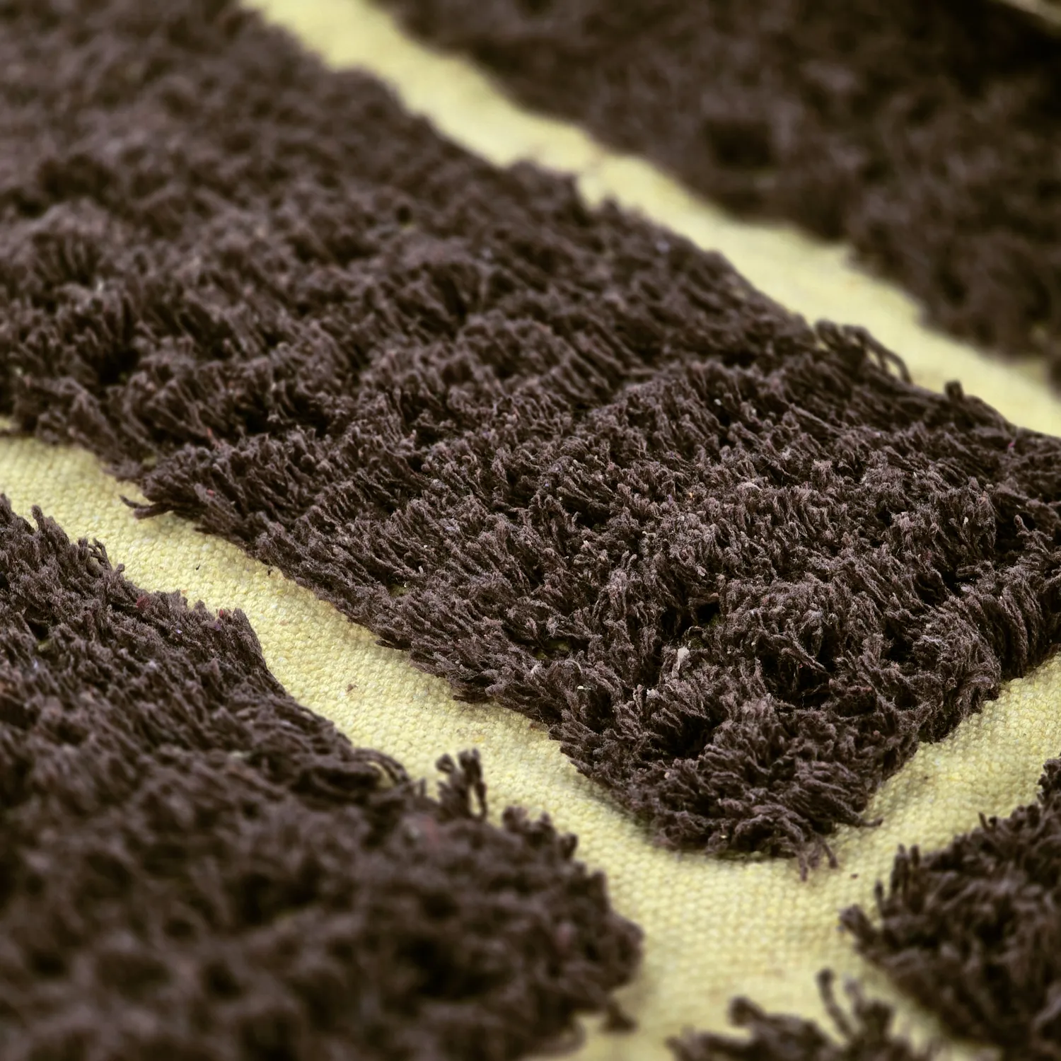 Ryamattor - Ikara Natural Cotton Shaggy (brun)