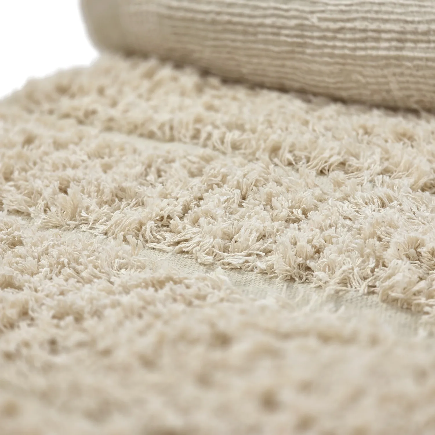 Ryamattor - Ikara Natural Cotton Shaggy (creme)