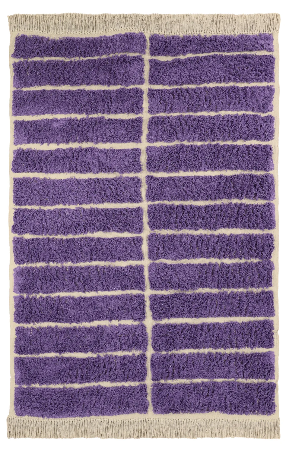 Ryamattor - Ikara Natural Cotton Shaggy (lila)