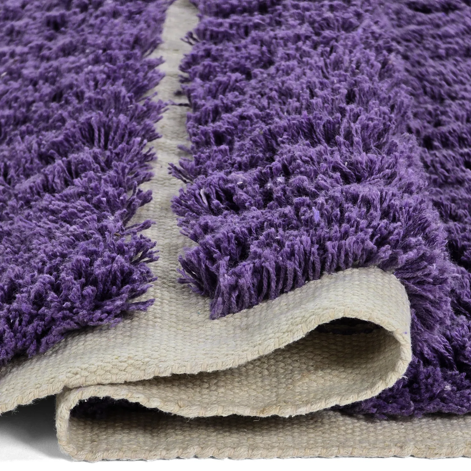Ryamattor - Ikara Natural Cotton Shaggy (lila)