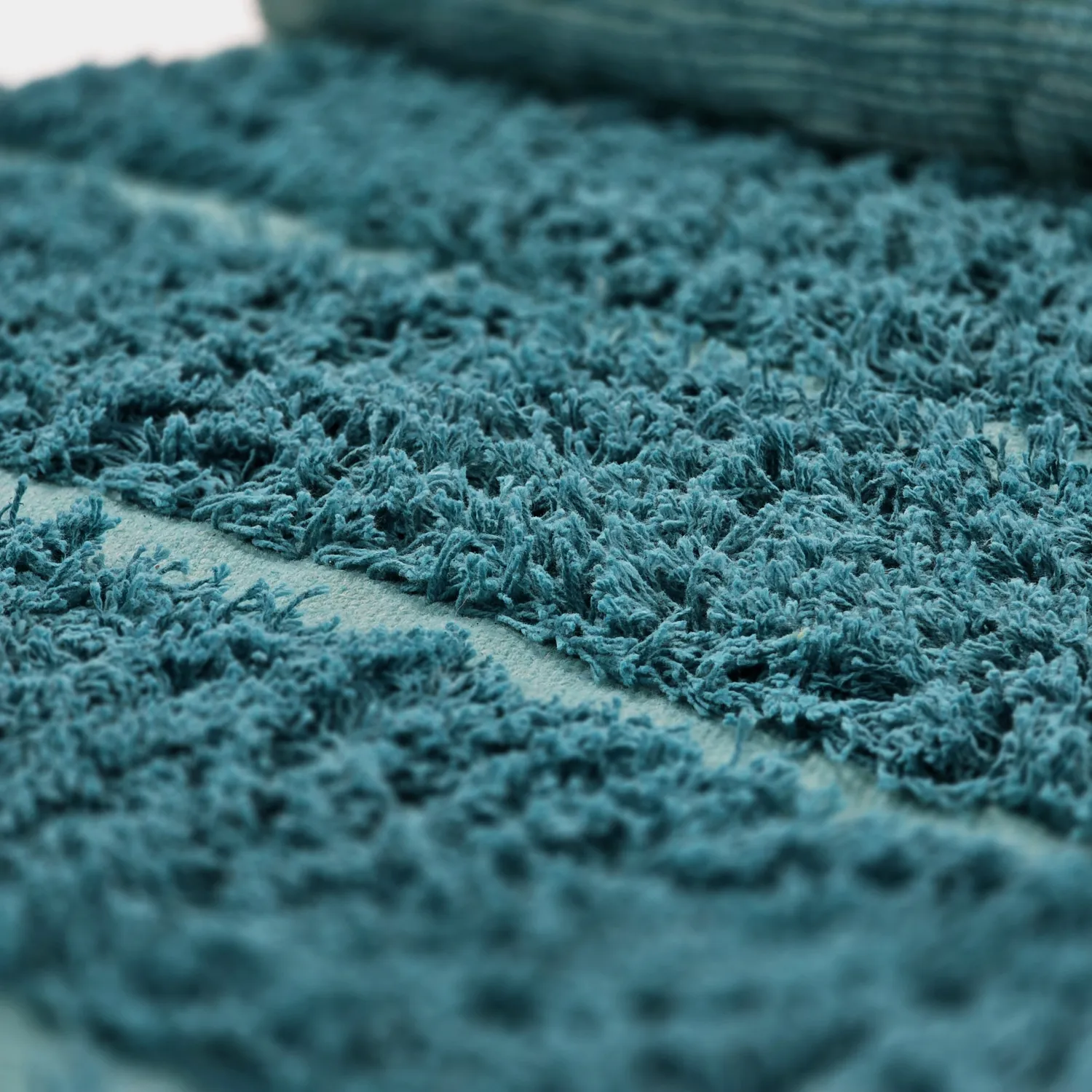 Ryamattor - Ikara Natural Cotton Shaggy (turkos)