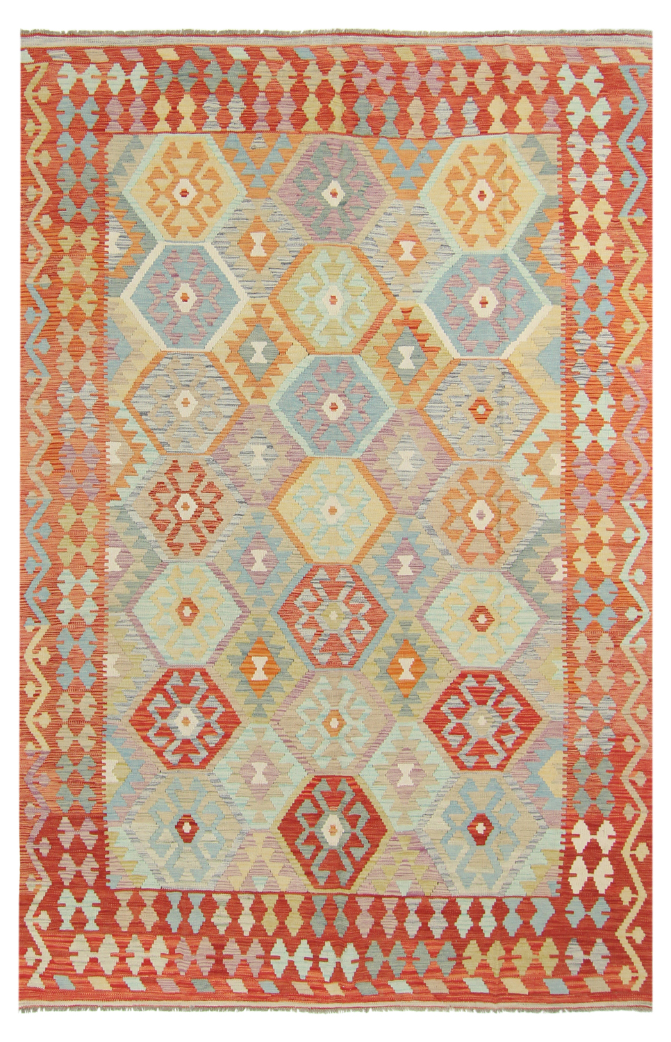 Orientalisk kelimmatta 298 x 192 cm (Storlek: 298 x 192 cm)