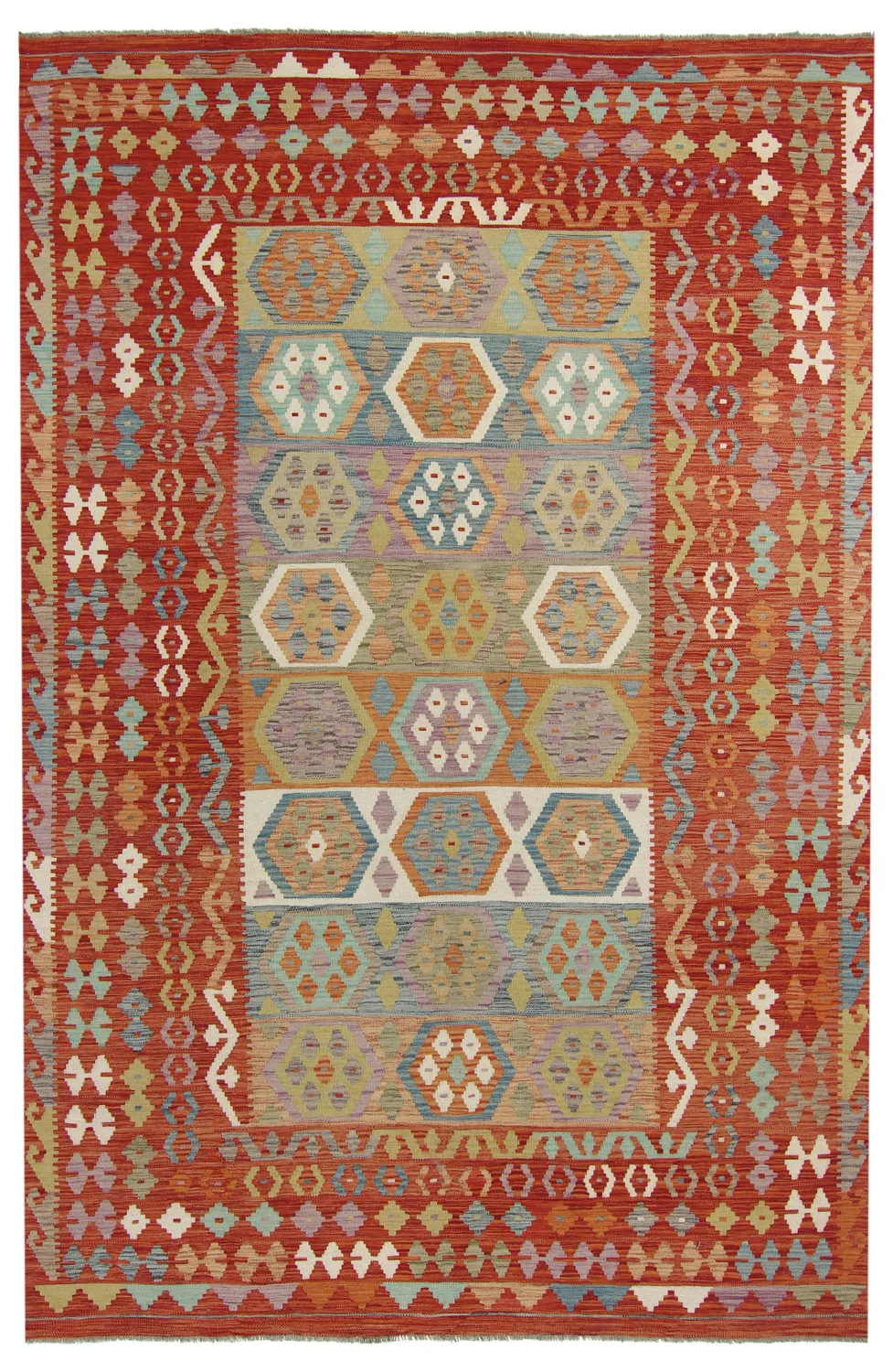 Orientalisk kelimmatta 303 x 199 cm