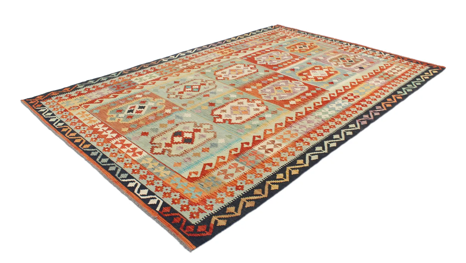 Orientalisk kelimmatta 291 x 199 cm