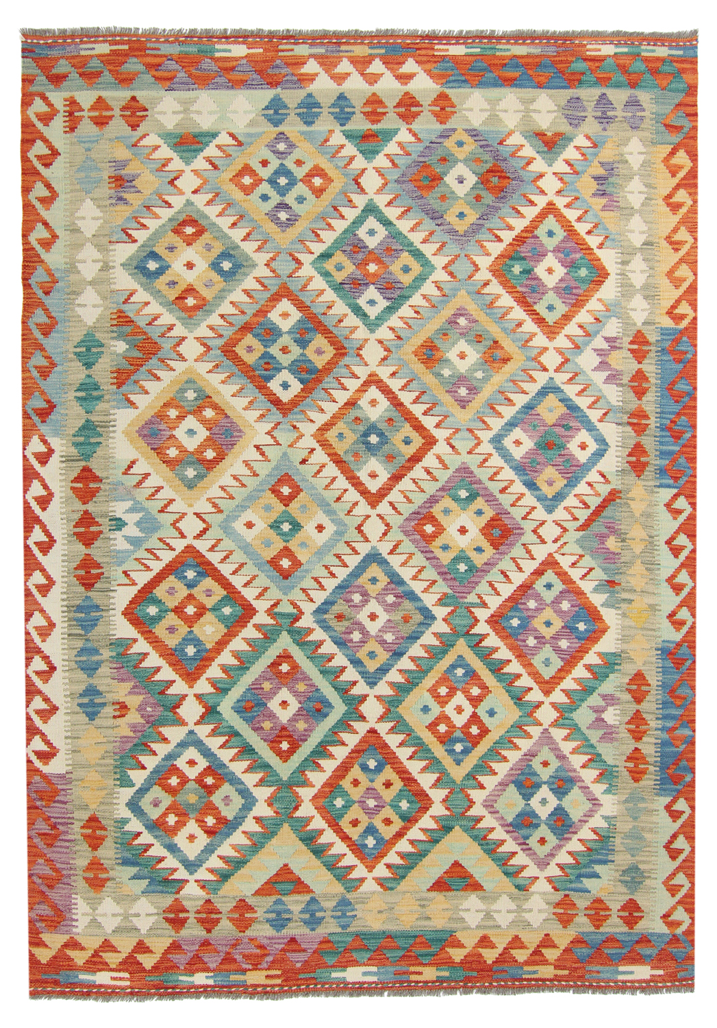 Orientalisk kelimmatta 245 x 177 cm (Storlek: 245 x 177 cm)
