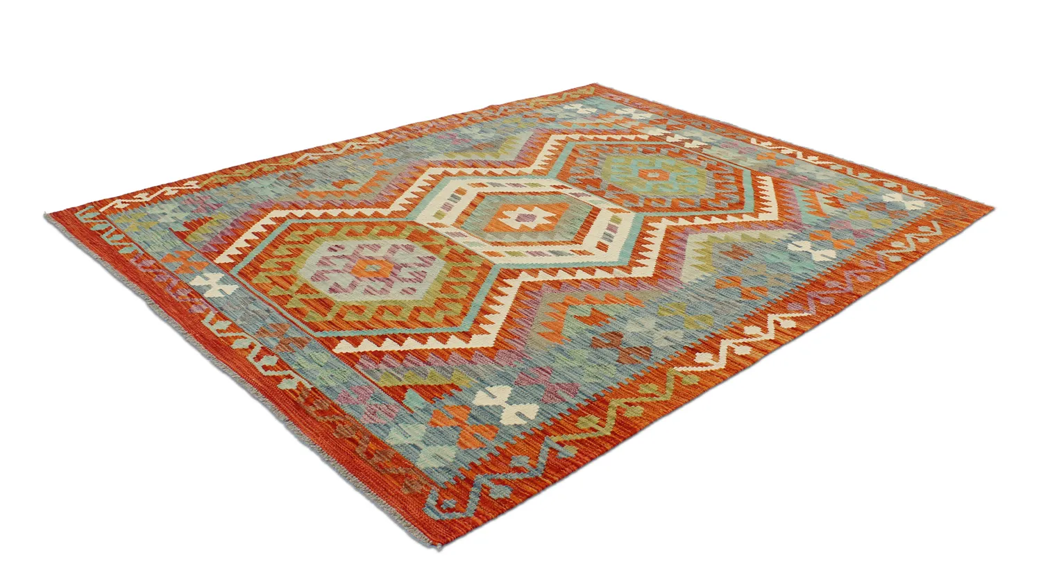 Orientalisk kelimmatta 198 x 155 cm