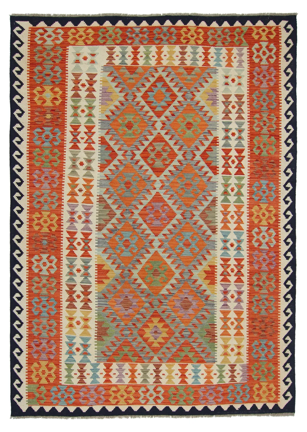 Orientalisk kelimmatta 247 x 177 cm