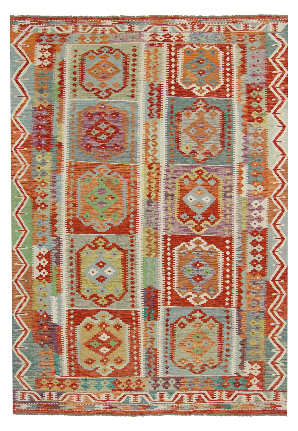 Orientalisk kelimmatta 257 x 177 cm (Storlek: 257 x 177 cm)