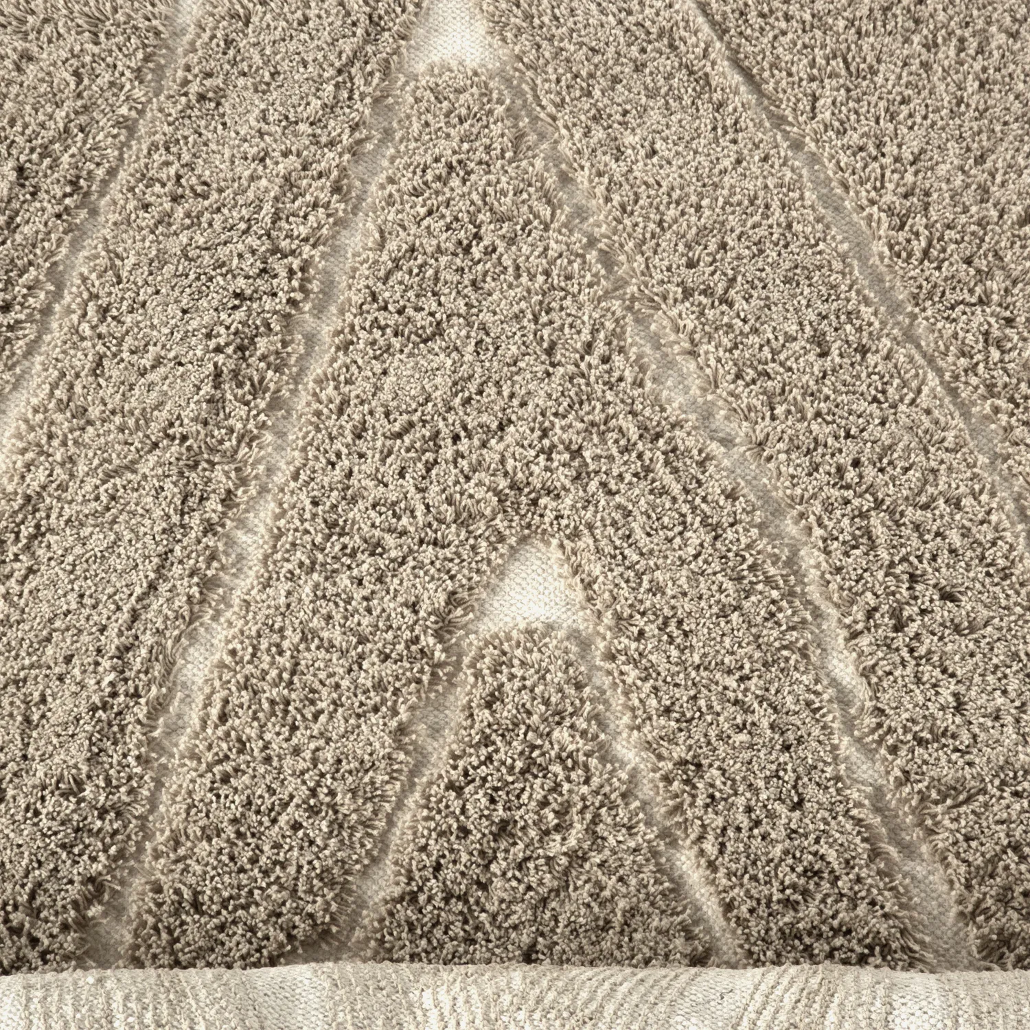 Ryamattor - Kindon Natural Cotton Shaggy (beige/vit)