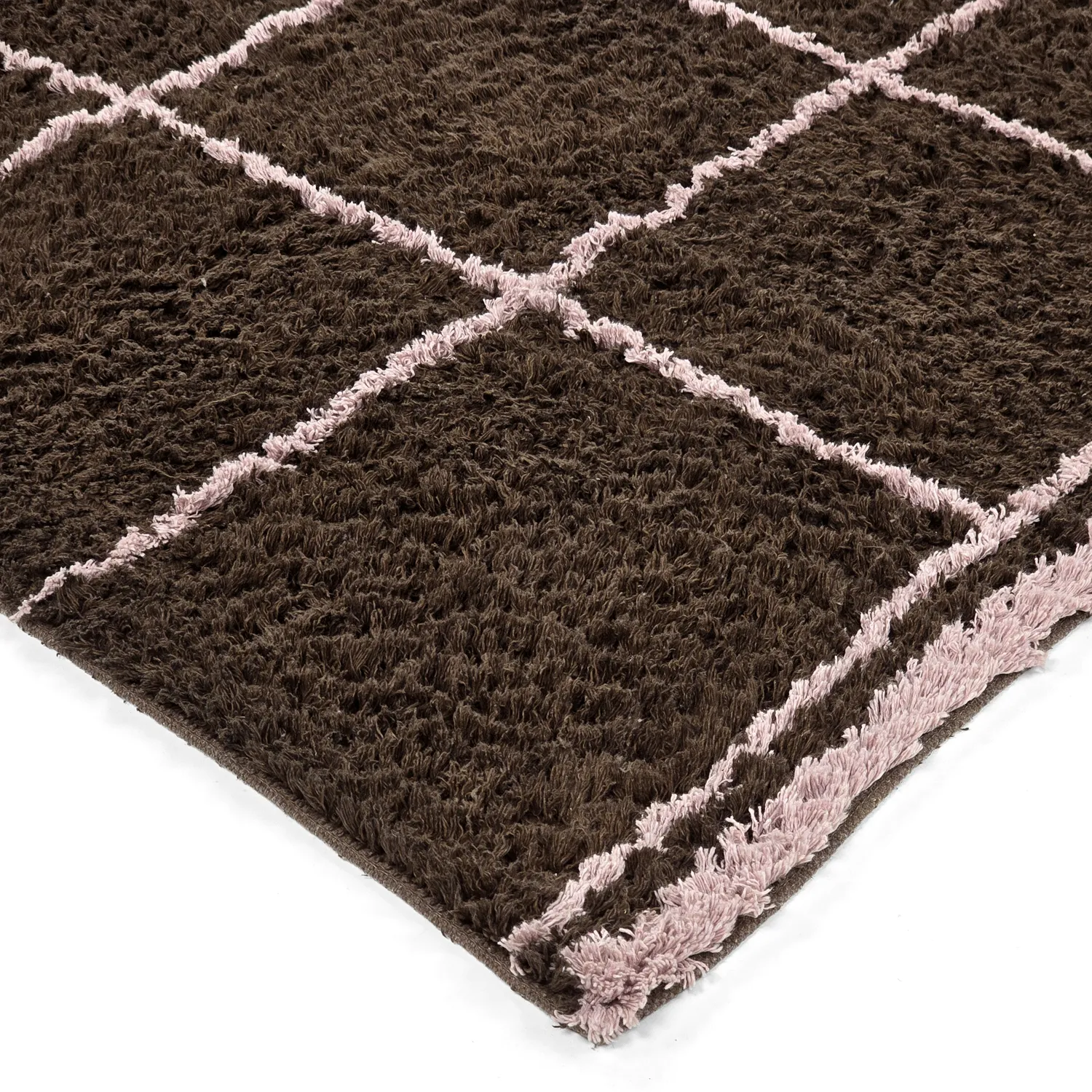 Ryamattor - Lana Natural Cotton Shaggy (brun)