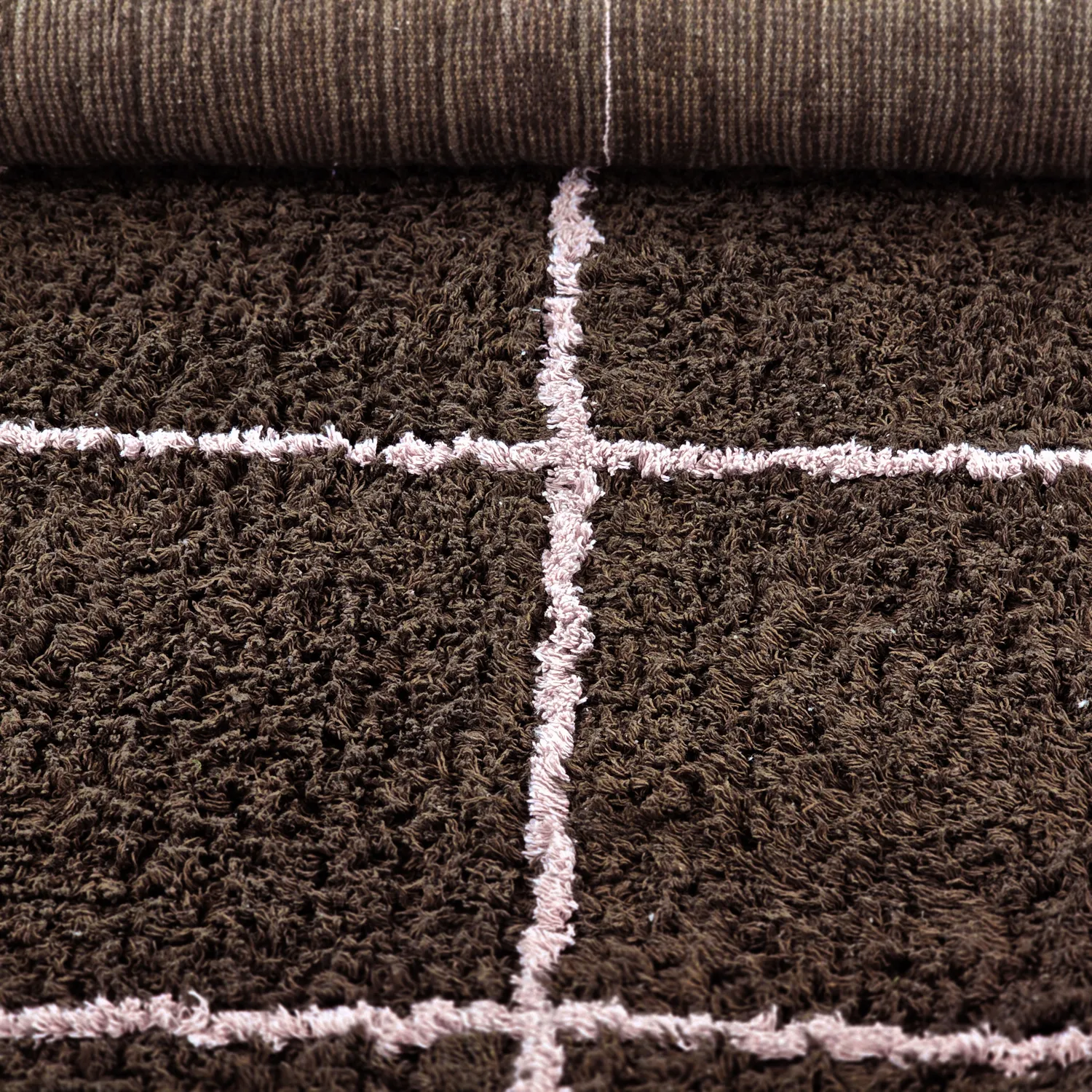 Ryamattor - Lana Natural Cotton Shaggy (brun)