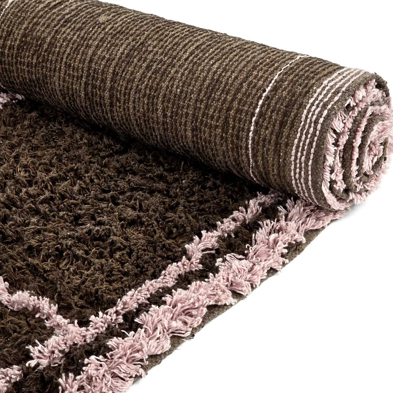 Ryamattor - Lana Natural Cotton Shaggy (brun)