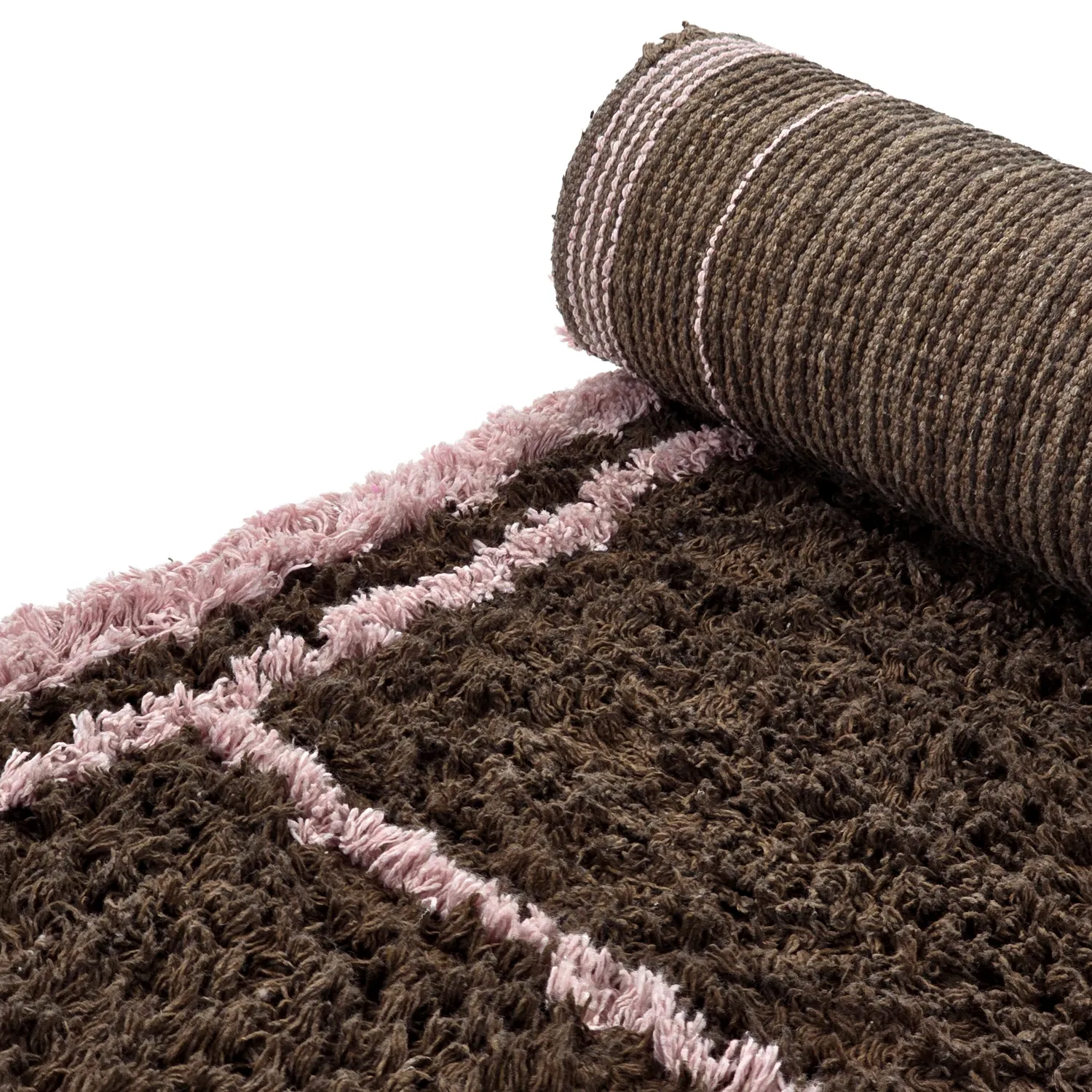 Ryamattor - Lana Natural Cotton Shaggy (brun)