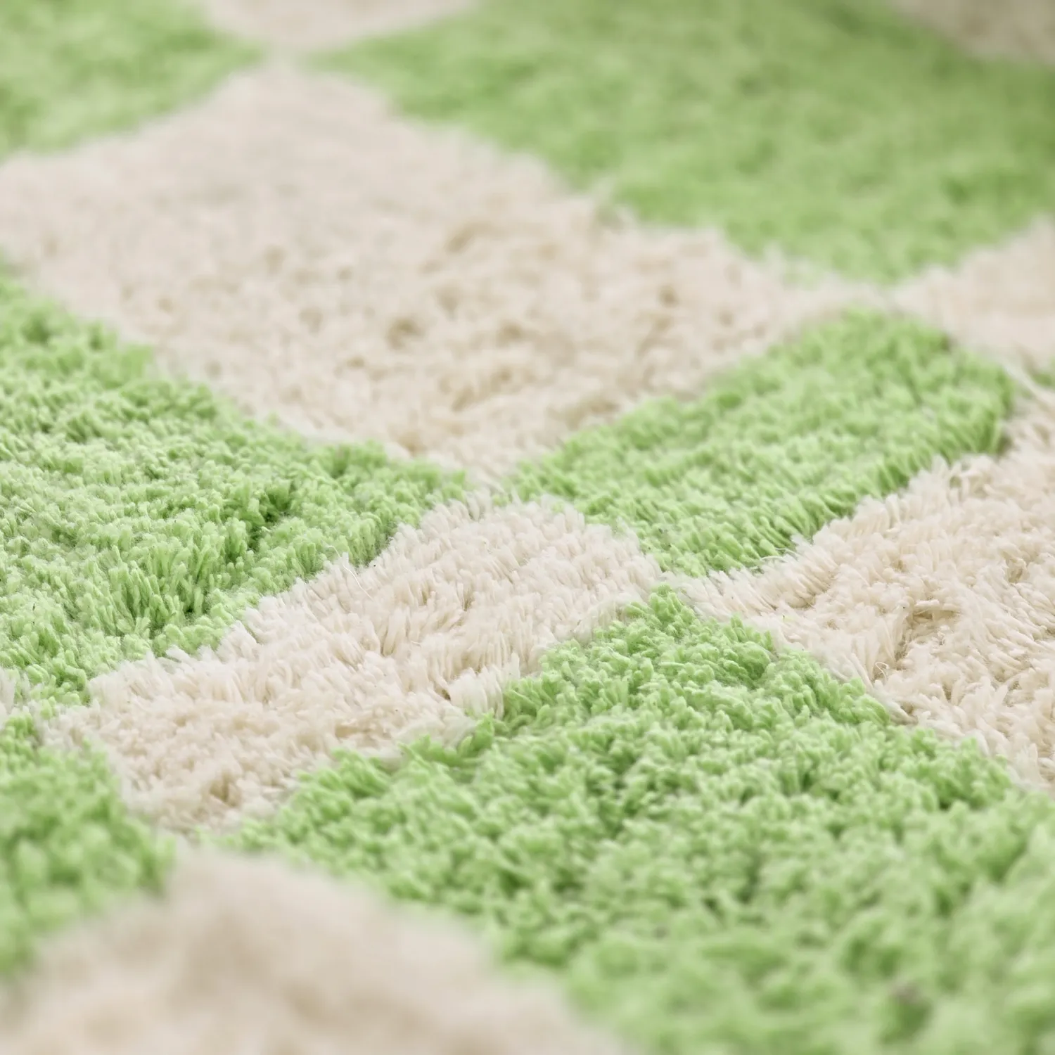 Ryamattor - Maranello Natural Cotton Shaggy (grön)