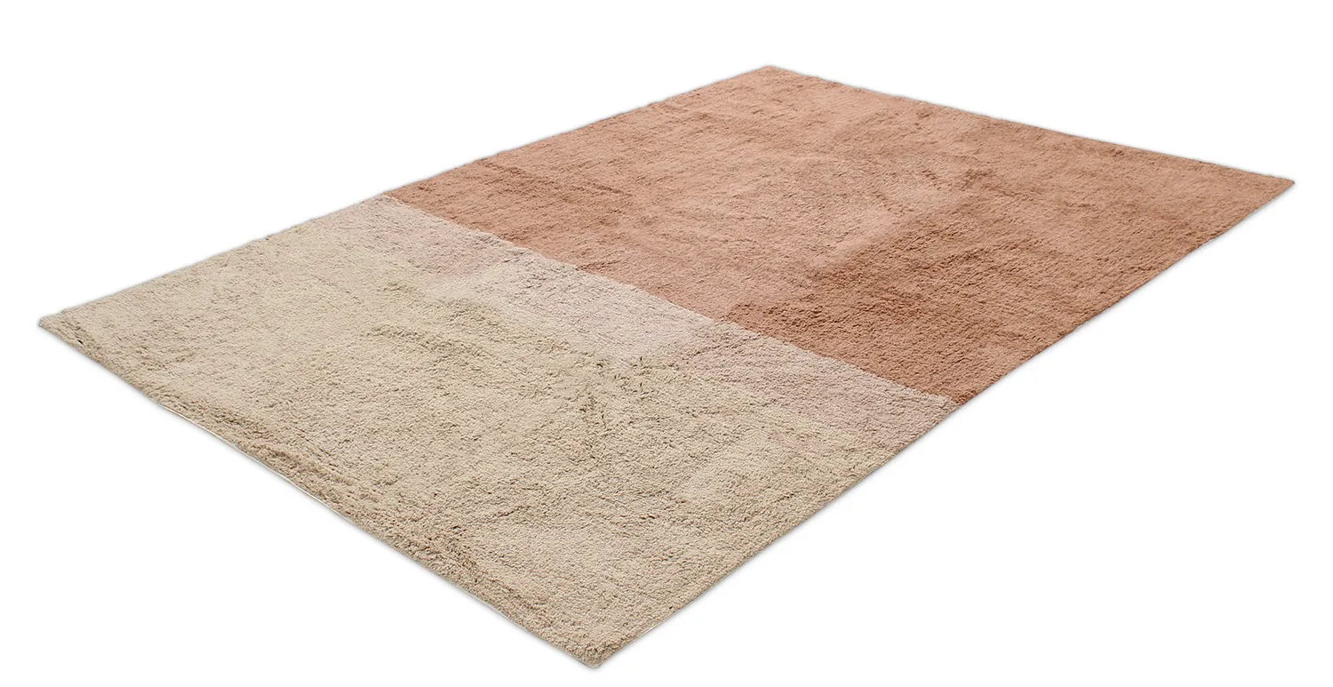 Ryamattor - Mareto Natural Cotton Shaggy (brun)