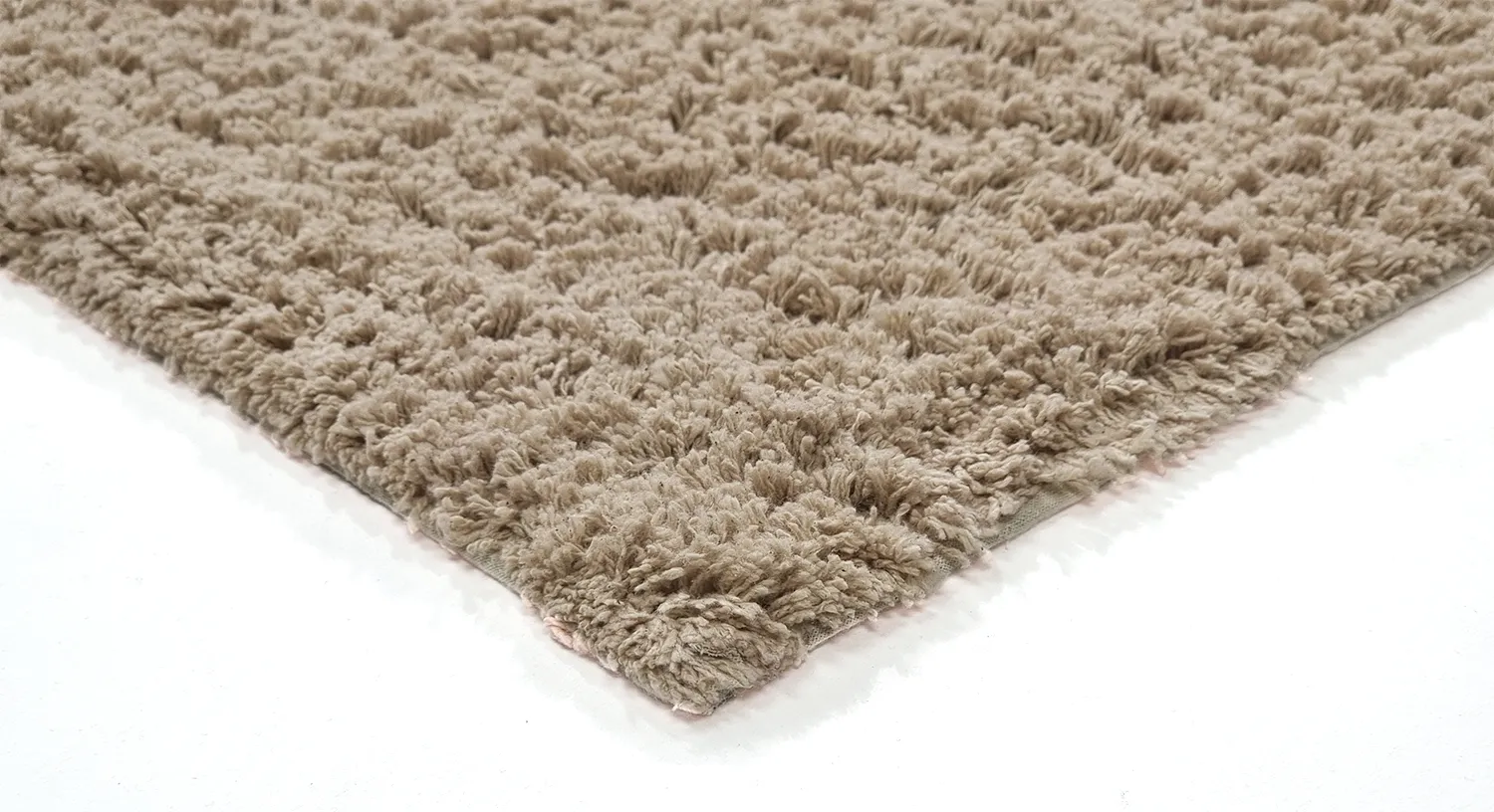 Ryamattor - Mareto Natural Cotton Shaggy (brun)