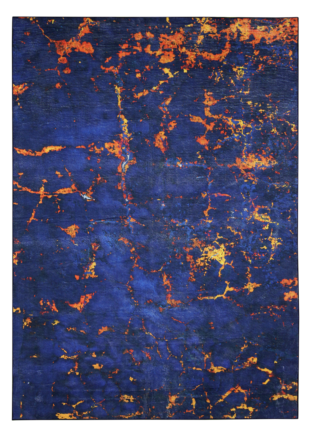 Wiltonmatta - Peralta (blå) (Storlek: 200 x 280 cm)