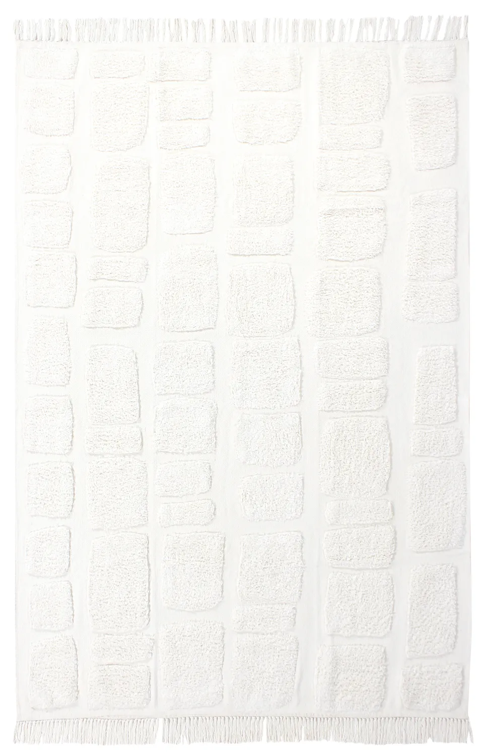 Ryamattor - Salem Natural Cotton Shaggy (offwhite)