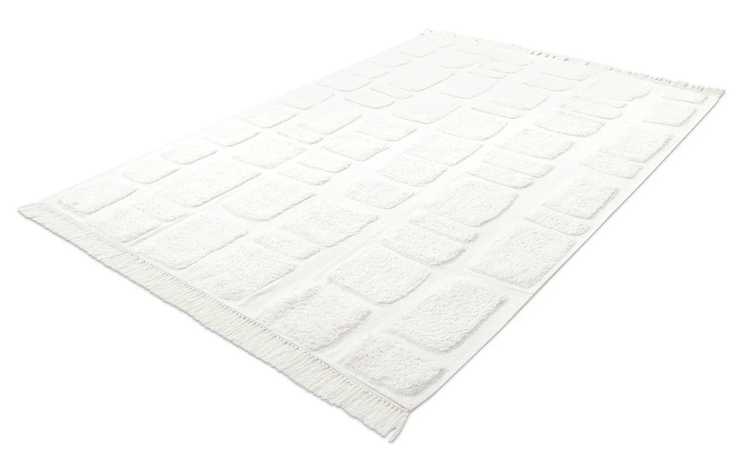 Ryamattor - Salem Natural Cotton Shaggy (offwhite)