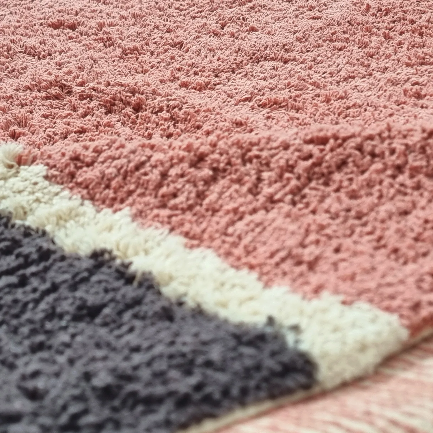 Ryamattor - Vinci Natural Cotton Shaggy (rosa)