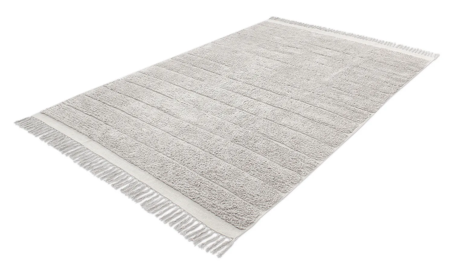 Ryamattor - Willow Natural Cotton Shaggy (greige)