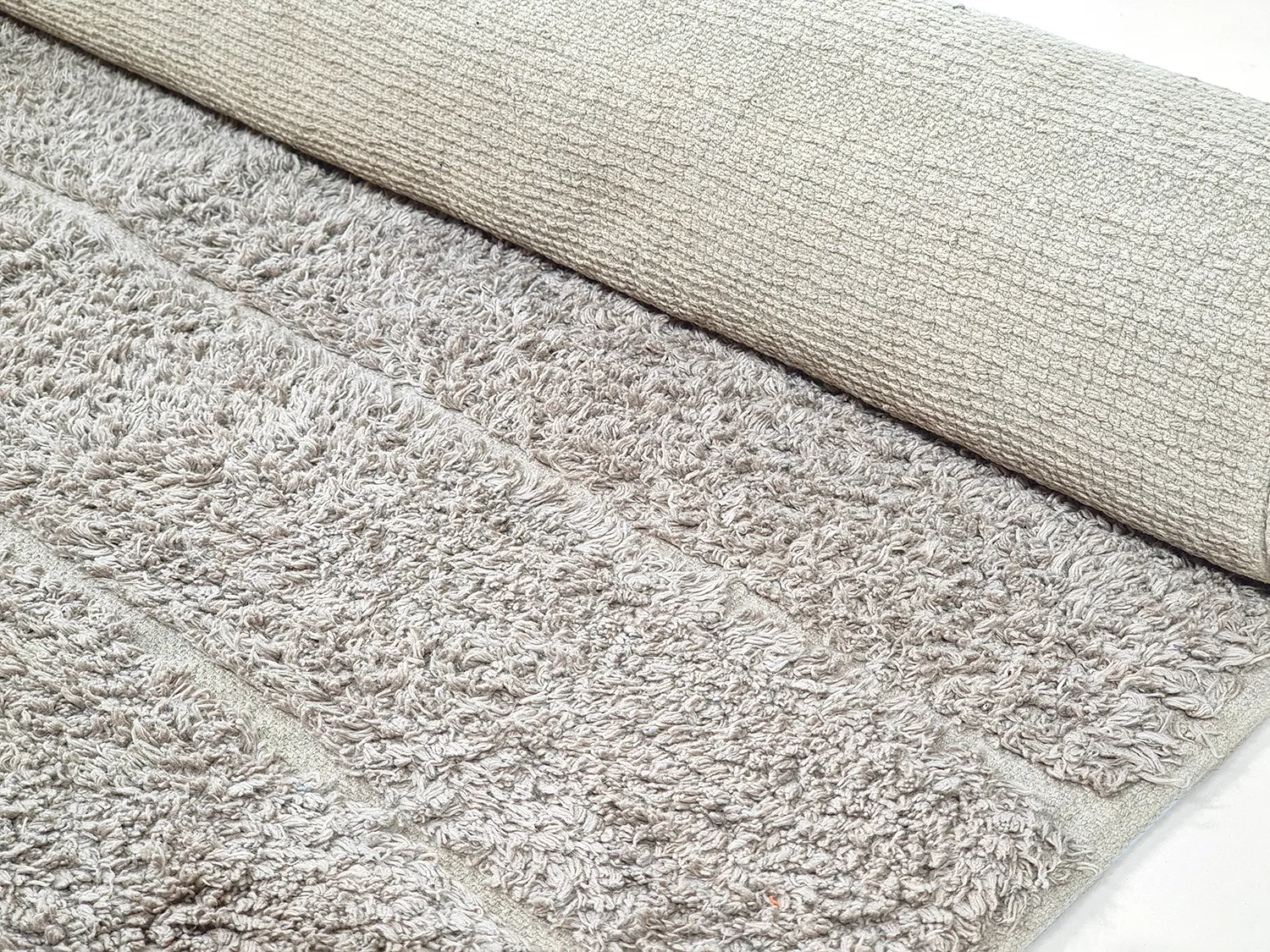 Ryamattor - Willow Natural Cotton Shaggy (greige)