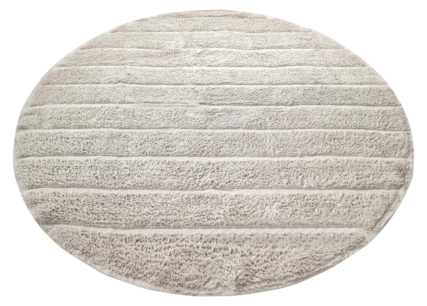Rund matta - Willow Natural Cotton Shaggy (greige)