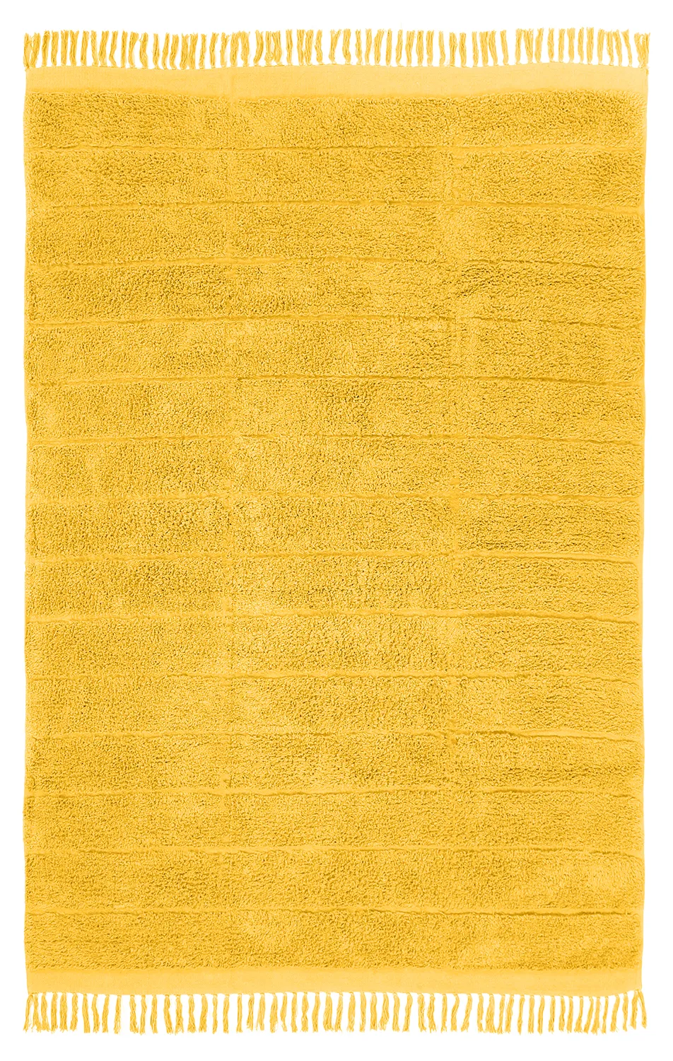 Ryamattor - Willow Natural Cotton Shaggy (gul)