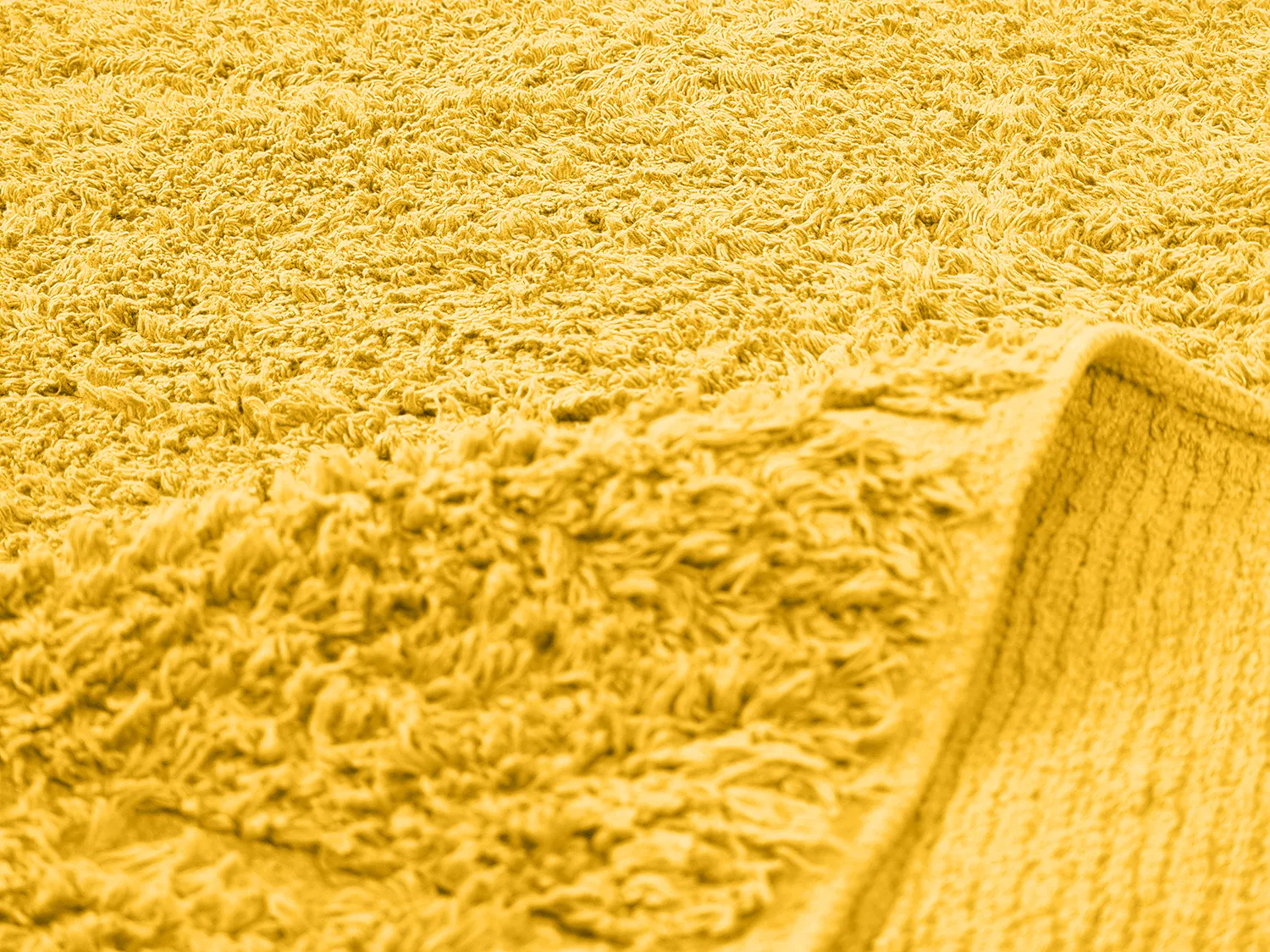 Ryamattor - Willow Natural Cotton Shaggy (gul)
