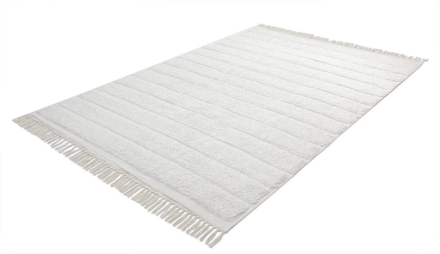 Ryamattor - Willow Natural Cotton Shaggy (offwhite)