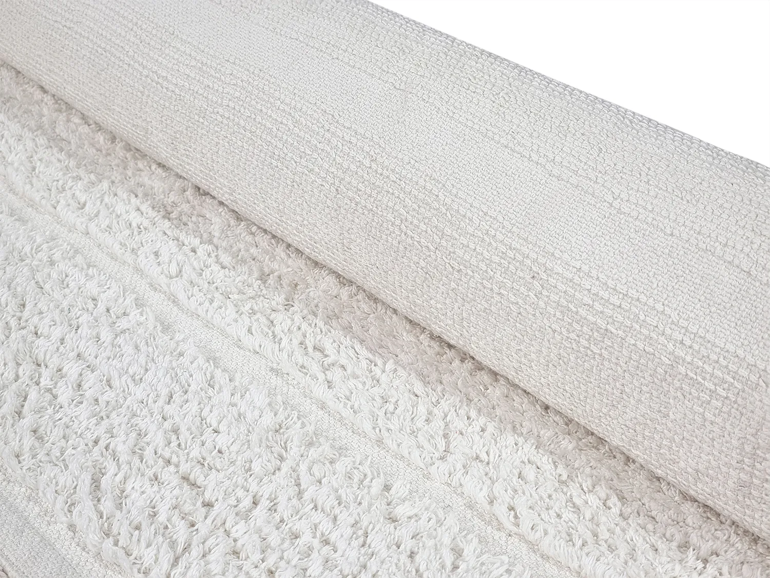 Ryamattor - Willow Natural Cotton Shaggy (offwhite)